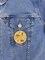 Happy, Yellow, Words of Affirmation, Embroidered, Iron on Patch